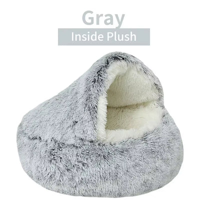 Cozy Cave Pet Bed, Calming Nest Dog & Cat Bed