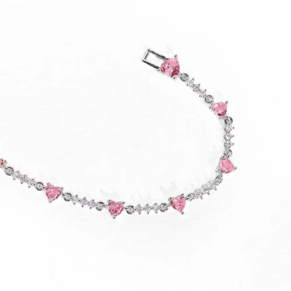 Sweet Heart Bow Bracelet